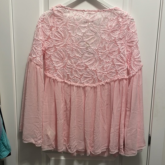 Free People Magdalene Crochet Tunic NWOT - Picture 3 of 6